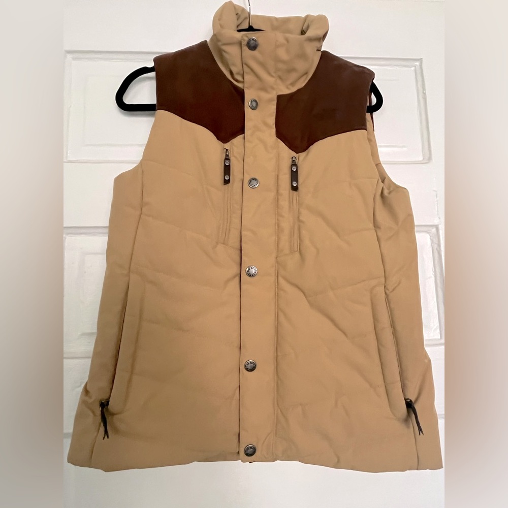 The North Face Brown Puffer Vest, Women’s Medium